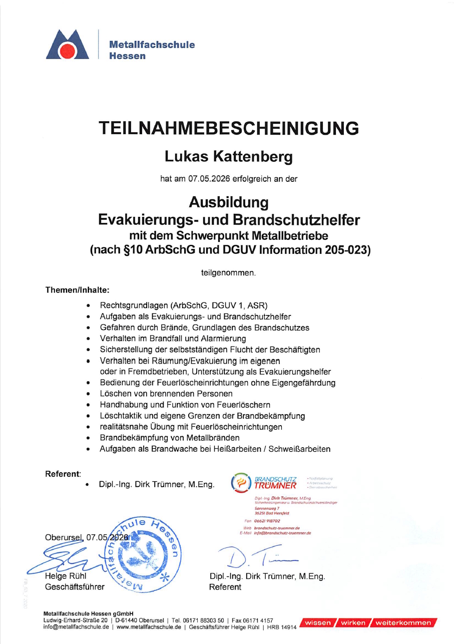 Brandschutzhelfer LK 2026
